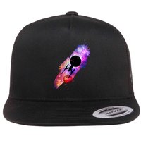 Scifi Space Ship Trekking Through Galaxy Flatbill Hat