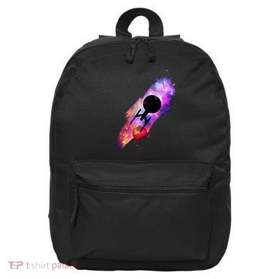 Scifi Space Ship Trekking Through Galaxy 16 in Basic Backpack