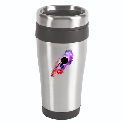 Scifi Space Ship Trekking Through Galaxy 16oz Travel Tumbler