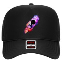 Scifi Space Ship Trekking Through Galaxy Trucker Hat