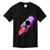 Scifi Space Ship Trekking Through Galaxy Kids T-Shirt