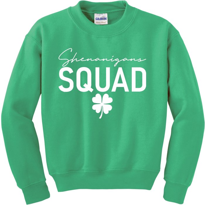 Shenanigans Squad St Patrick's Day Kids Sweatshirt