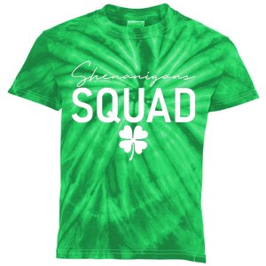 Shenanigans Squad St Patrick's Day Kids Tie-Dye T-Shirt