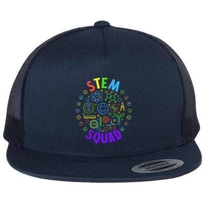 Stem Squad Science Technology Engineering And Math Flat Bill Trucker Hat