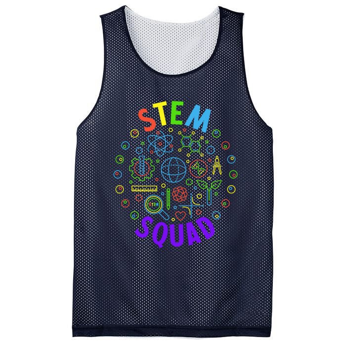 Stem Squad Science Technology Engineering And Math Mesh Reversible Basketball Jersey Tank