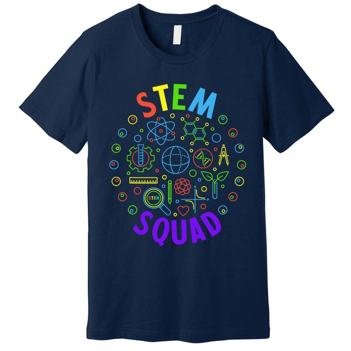 Stem Squad Science Technology Engineering And Math Premium T-Shirt