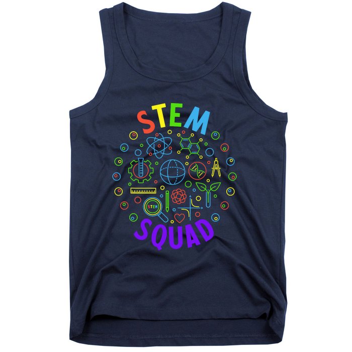 Stem Squad Science Technology Engineering And Math Tank Top