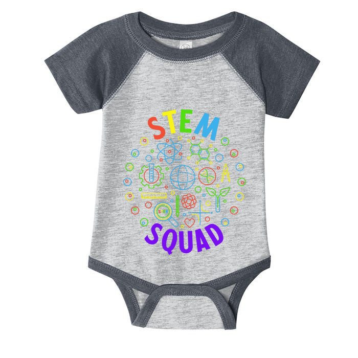 Stem Squad Science Technology Engineering And Math Infant Baby Jersey Bodysuit