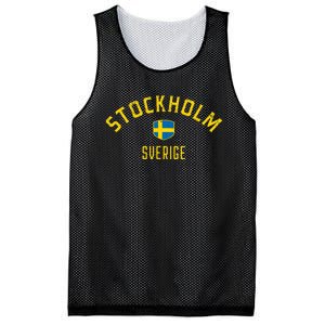 Stockholm Sweden Stockholm Sverige Mesh Reversible Basketball Jersey Tank