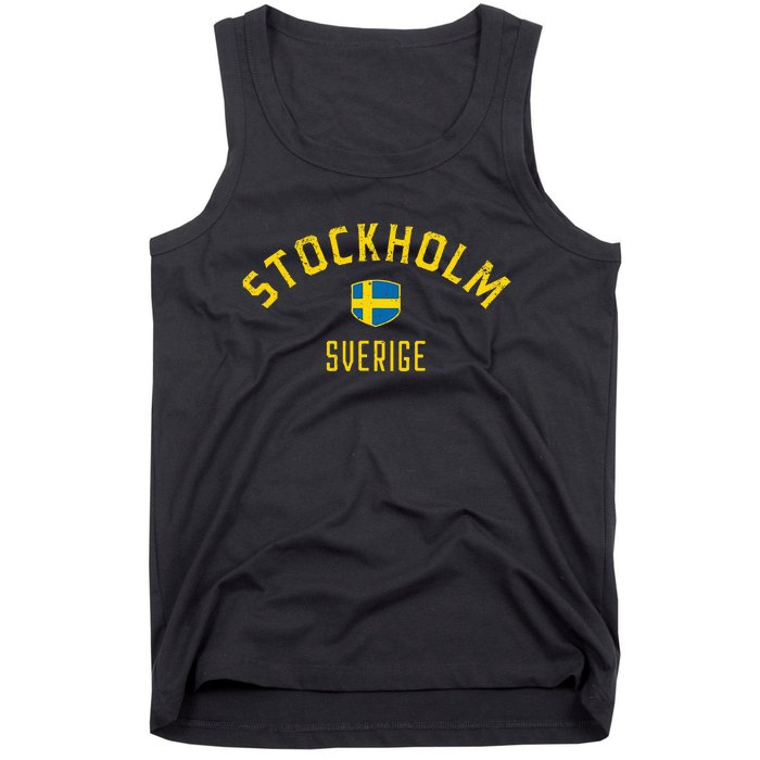 Stockholm Sweden Stockholm Sverige Tank Top