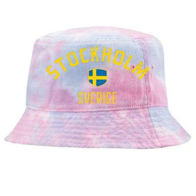 Stockholm Sweden Stockholm Sverige Tie-Dyed Bucket Hat