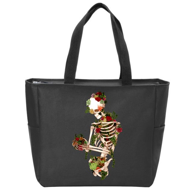 Succulent Surrender Zip Tote Bag