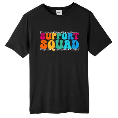 School Support Services Team Teacher Support Squad Gift Tall Fusion ChromaSoft Performance T-Shirt