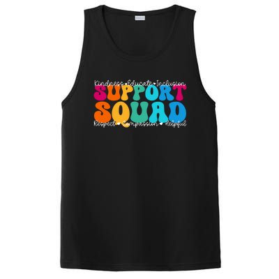 School Support Services Team Teacher Support Squad Gift PosiCharge Competitor Tank