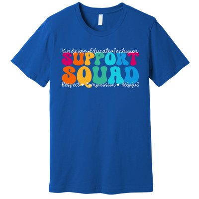 School Support Services Team Teacher Support Squad Gift Premium T-Shirt