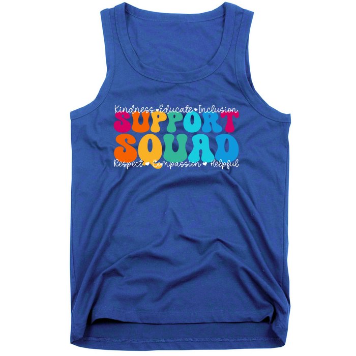 School Support Services Team Teacher Support Squad Gift Tank Top