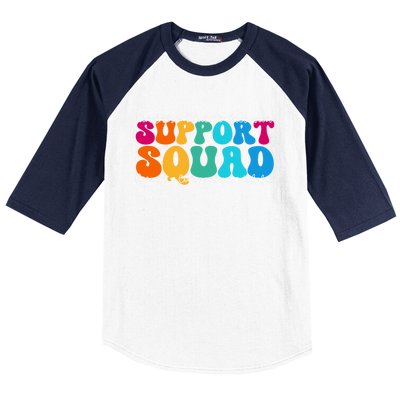 School Support Services Team Teacher Support Squad Gift Baseball Sleeve Shirt