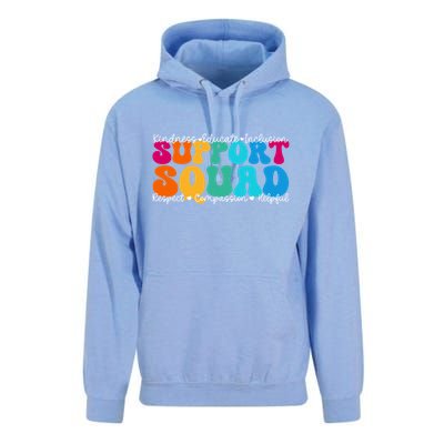 School Support Services Team Teacher Support Squad Gift Unisex Surf Hoodie