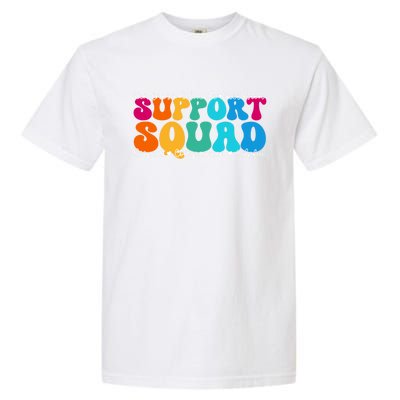 School Support Services Team Teacher Support Squad Gift Garment-Dyed Heavyweight T-Shirt