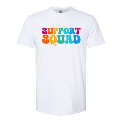 School Support Services Team Teacher Support Squad Gift Softstyle CVC T-Shirt