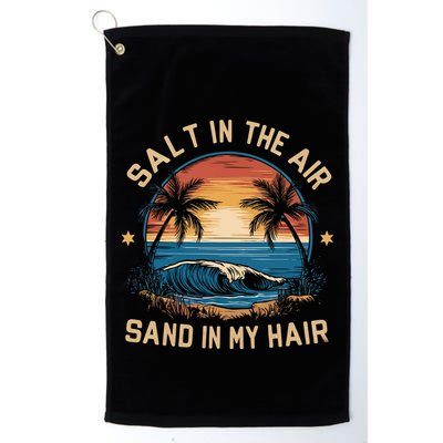 Surfing Summer Salt In The Air Sand In My Hair Golf Towel