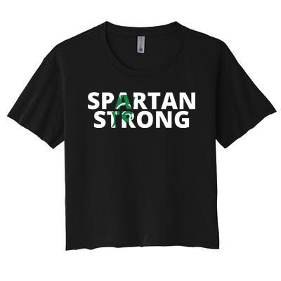 Spartan Strong Women's Crop Top Tee