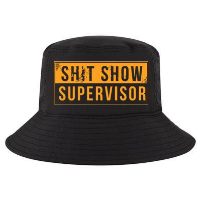 Shit Show Supervisor Retro Cool Comfort Performance Bucket Hat