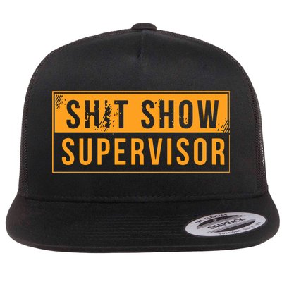 Shit Show Supervisor Retro Flatbill Hat