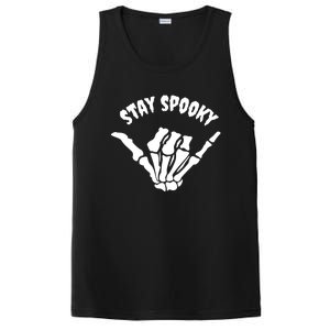 Stay Spooky Skeleton Hand Spooky Season Halloween Costume Gift PosiCharge Competitor Tank