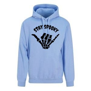 Stay Spooky Skeleton Hand Spooky Season Halloween Costume Gift Unisex Surf Hoodie