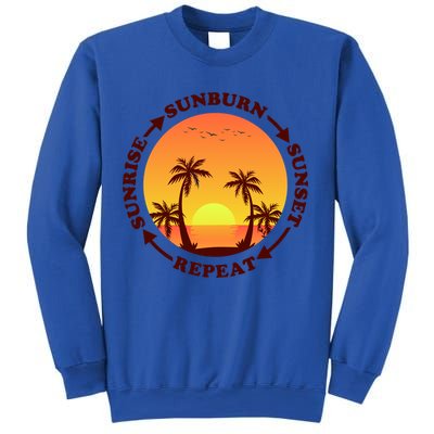 Sunrise Sunburn Sunset Repeat Gift Sweatshirt