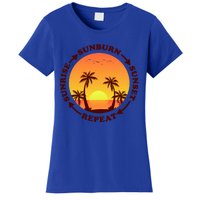 Sunrise Sunburn Sunset Repeat Gift Women's T-Shirt