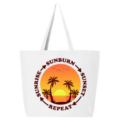 Sunrise Sunburn Sunset Repeat Gift 25L Jumbo Tote