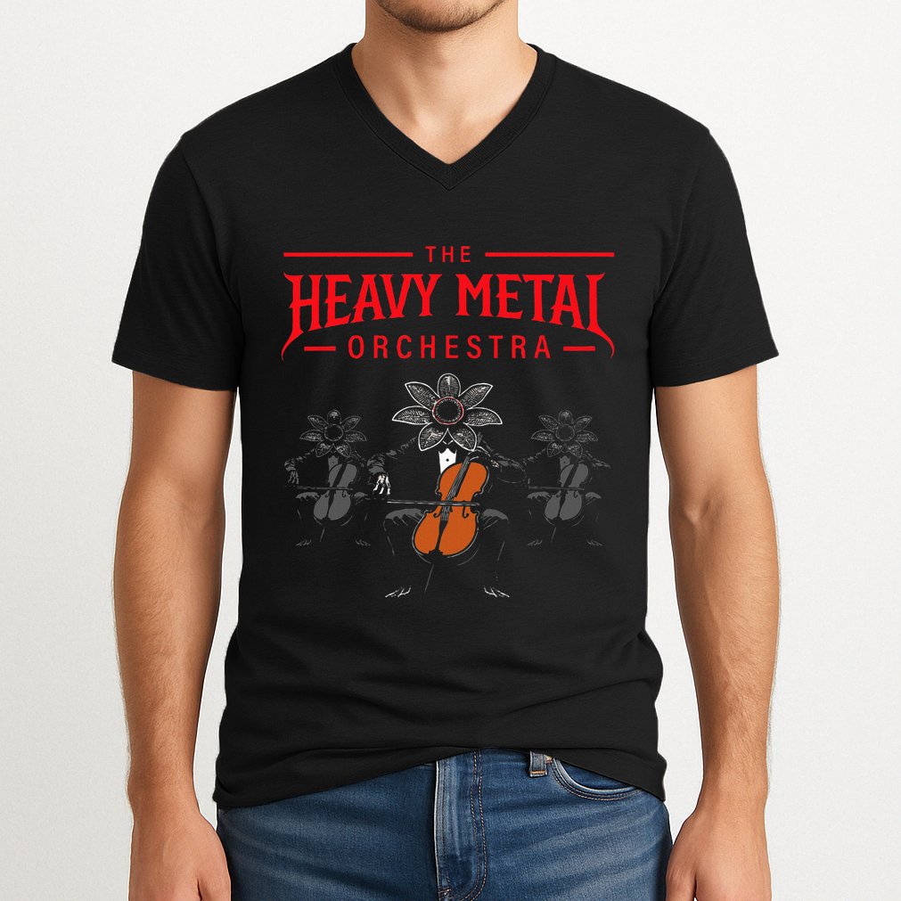 Stranger Strings V-Neck T-Shirt