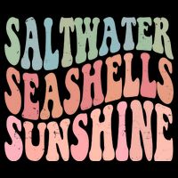 Saltwater Seashells Sunshine Retro Groovy Summer Impact Tech Backpack