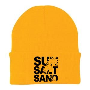 Sun Salt Sand Summer Palm Tree Knit Cap Winter Beanie