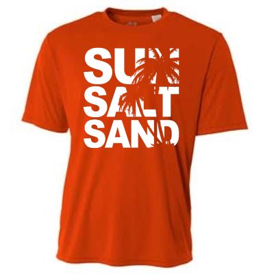 Sun Salt Sand Summer Palm Tree Cooling Performance Crew T-Shirt