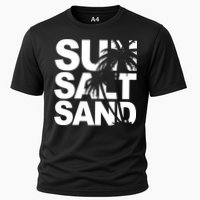 Sun Salt Sand Summer Palm Tree Cooling Performance Crew T-Shirt