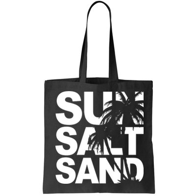 Sun Salt Sand Summer Palm Tree Bag