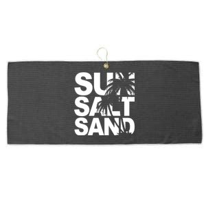 Sun Salt Sand Summer Palm Tree Large Microfiber Waffle Golf Towel