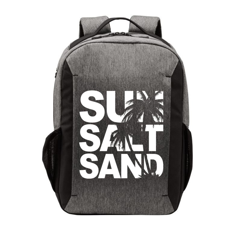 Sun Salt Sand Summer Palm Tree Vector Backpack