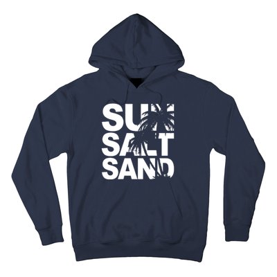 Sun Salt Sand Summer Palm Tree Hoodie