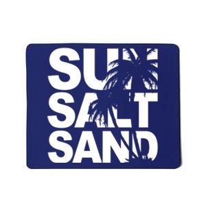 Sun Salt Sand Summer Palm Tree Mousepad