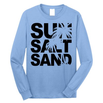 Sun Salt Sand Summer Palm Tree Long Sleeve Shirt