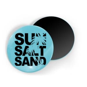 Sun Salt Sand Summer Palm Tree Magnet