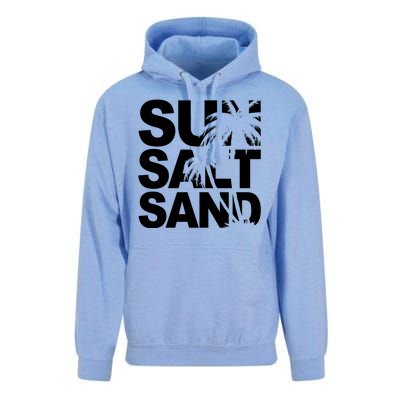 Sun Salt Sand Summer Palm Tree Unisex Surf Hoodie