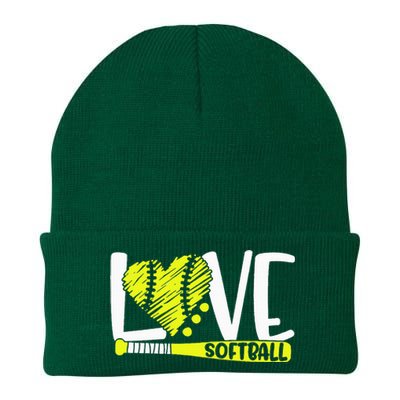 Softball Saying Knit Cap Winter Beanie