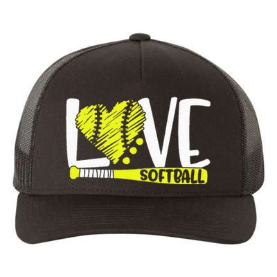 Softball Saying Yupoong Adult 5-Panel Trucker Hat