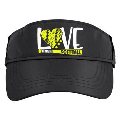 Softball Saying Adult Drive Performance Visor