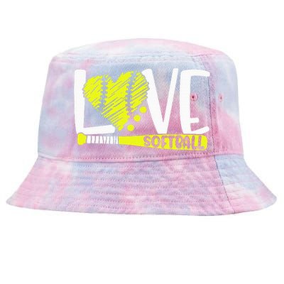 Softball Saying Tie-Dyed Bucket Hat